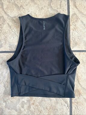 HYLETE Women's Black Crop Workout Tank
